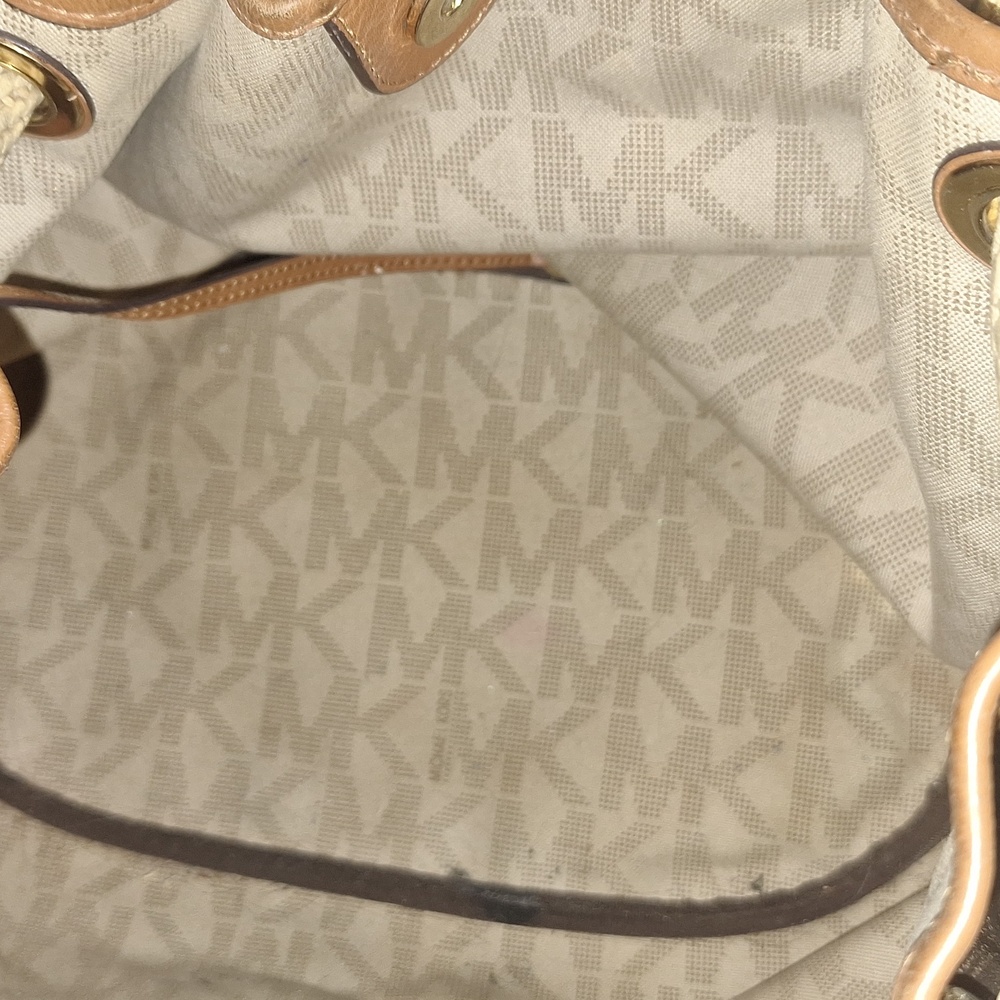 Michael Kors Brown and Tan Shoulder Bag - Picture 11 of 16